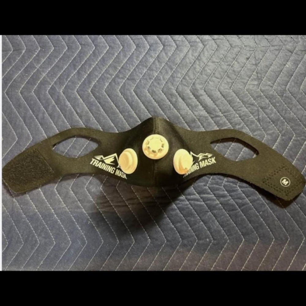 TRAININGMASK Elevation Training Mask 2.0 Black Navy Size Medium Exercise